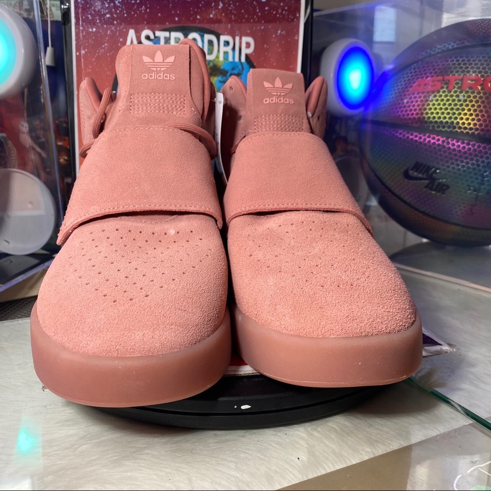 🆕 Adidas Tubular Invader Strap Raw Pink - Mens - Picture 2 of 11